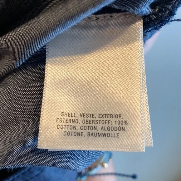 Anthropologie Navy cotton jogger - Picture 8 of 11